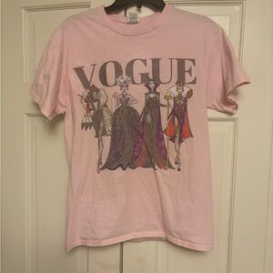 Fruit of the Loom Pink Vogue Graphic Tee